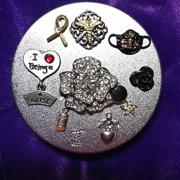 Butterfly Jewel on Brighton Heart Tin + FREE RING (copied listing) - Picture 9 of 15